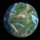 My location in Oakville, Ontario (just outside of Toronto) as seen 260 million years ago.
